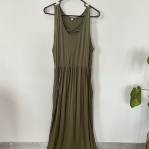 Criss Cross Tank Top Maxi Dress